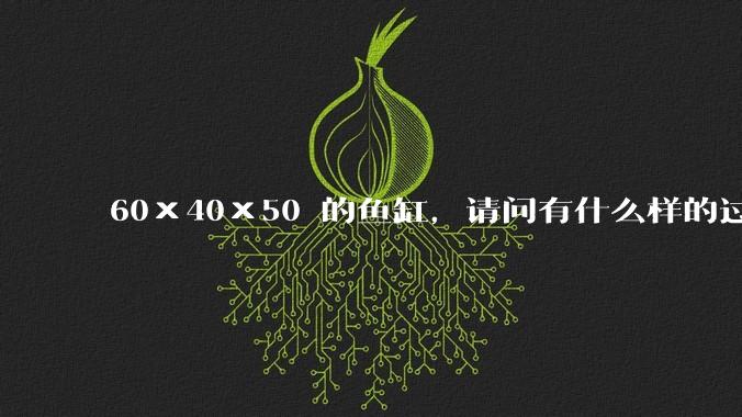 60×40×50 的鱼缸，请问有什么样的过滤器好用呢？